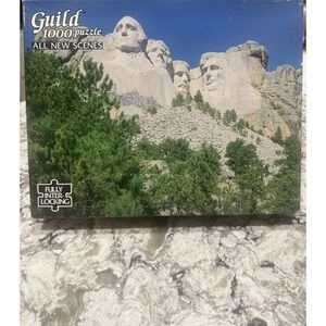 Mount Rushmore Golden Guild 1000 Piece Puzzle 21.5" x 27.5" NEW SEALED